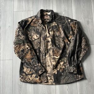 Men's Camouflage Button Up